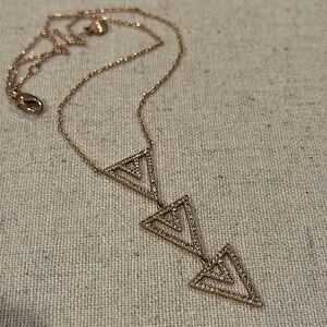 Stella & Dot | Rose Gold Pavé Necklace